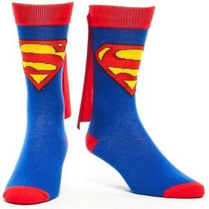 DC Comics Cape Crew Socks (Superman) - Unisex NWT